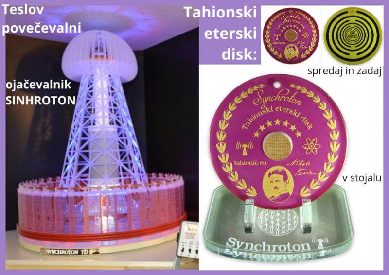 Tahionski eterski disk in Teslov povecevalni ojacevalnik